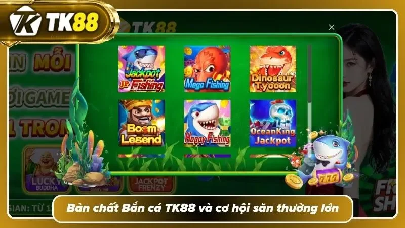 Không gian giải trí dưới đại dương cùng hệ thống săn cá hiện đại