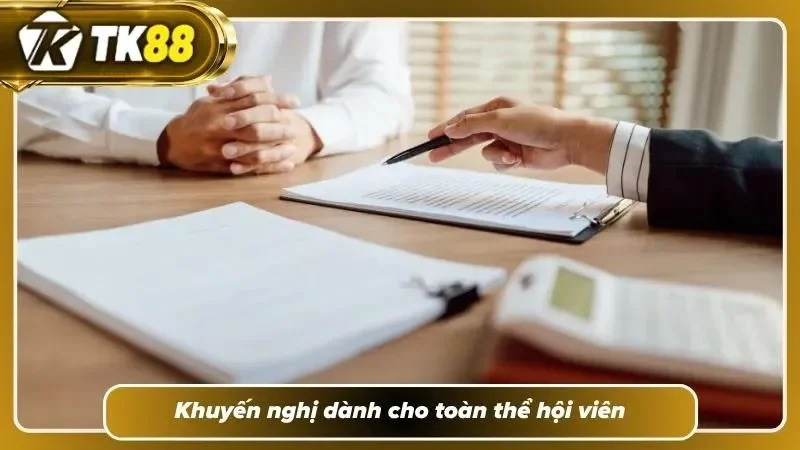 Hội viên nên áp dụng khuyến nghị từ chuyên gia