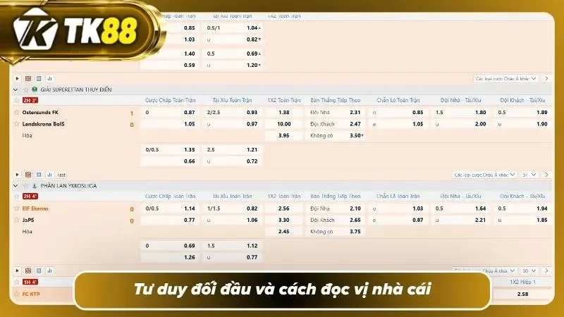 Xây dựng tư duy phân tích để nâng cao hiệu quả đặt cược